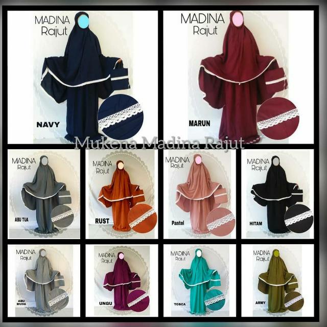 MUKENA POLOS BAHAN SANTUNG RAYON SOLO PREMIUM RENDA JUMBO TIDAK MENYUSUT
