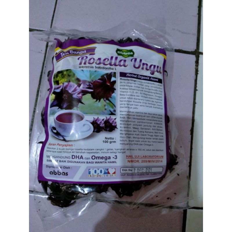 

teh rosela ungu 100gram