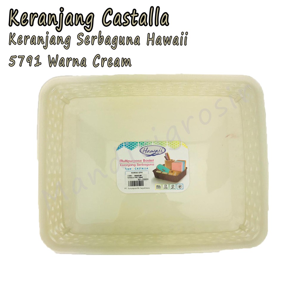 Keranjang * Castalla * Hawaii 5791 * Serbaguna * Cream