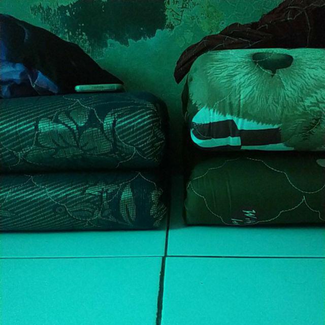 Kasur Lipat Lantai Busa Rebonded Anti Kempes / Rebonded 80cm / 100cm +bonus Tas Kasur Travelling