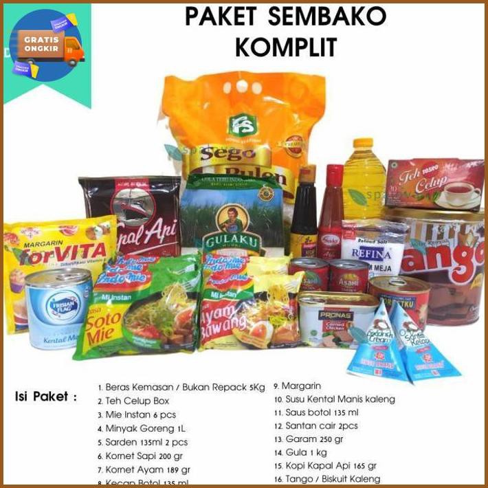 

✅Populer PAKET SEMBAKO KOMPLIT ⭐⭐⭐⭐⭐