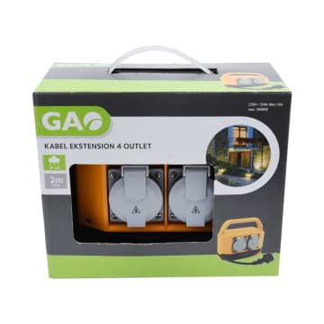 Gao Stop Kontak Outdoor 4 Soket Emp204