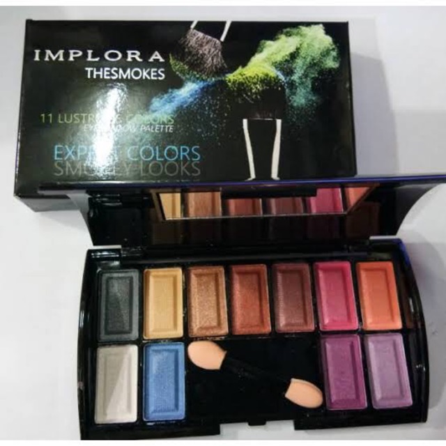 [ 7672 ] implora eyeshadow the smoke 11 colour