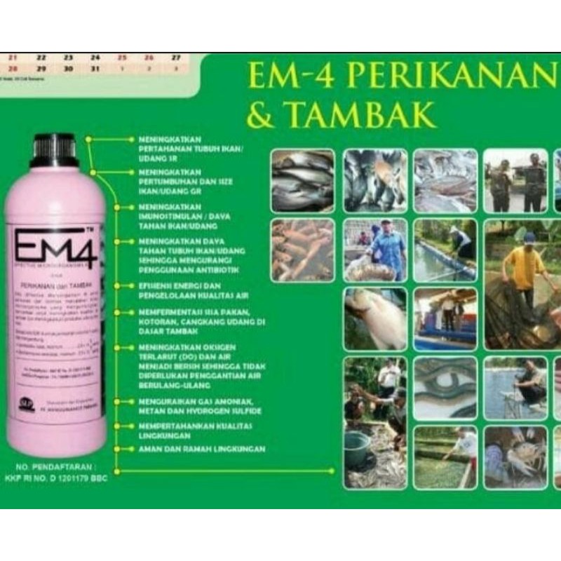 EM4 PERIKANAN Effective Micro Organisme 1L