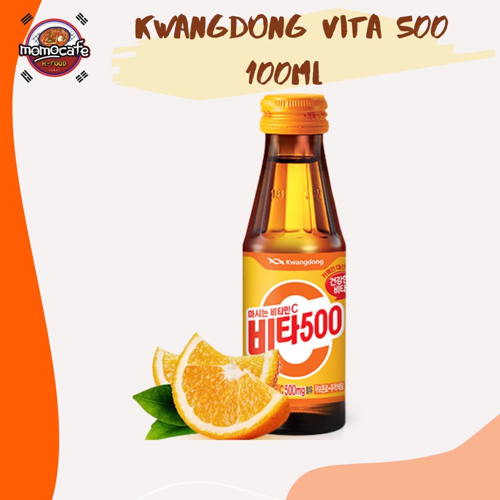 

Kwangdong Vita 500 100ml - Minuman Vitamin C Korea