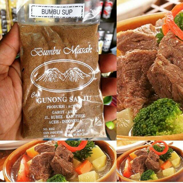 

Bumbu Instan Kering masak Sop khas Aceh