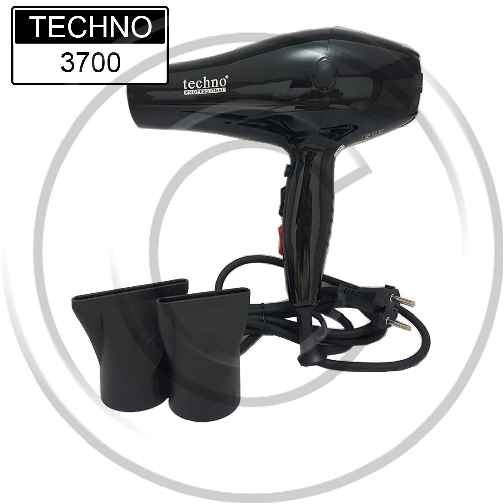 Hairdryer TECHNO 3700 - Pengering Rambut / Hair dryer / Premium / Berkualitas / Best Seller / Turbo