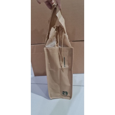 

Totebag starbuck original kain spunboun goodie bag tas korea