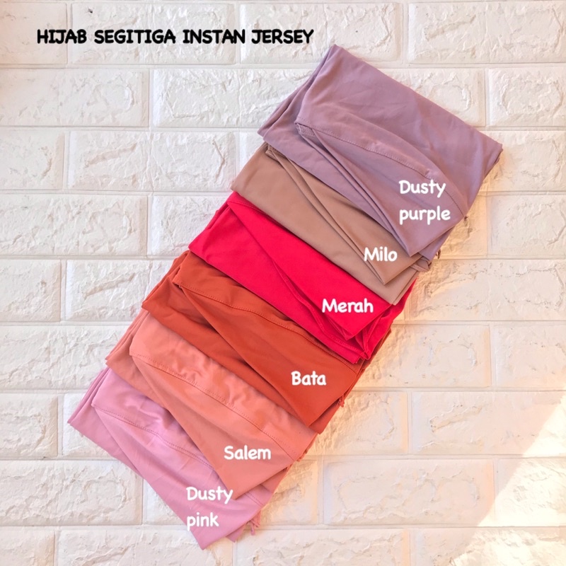 SEGITIGA INSTAN JERSEY SOFT PAD / HIJAB SQUARE