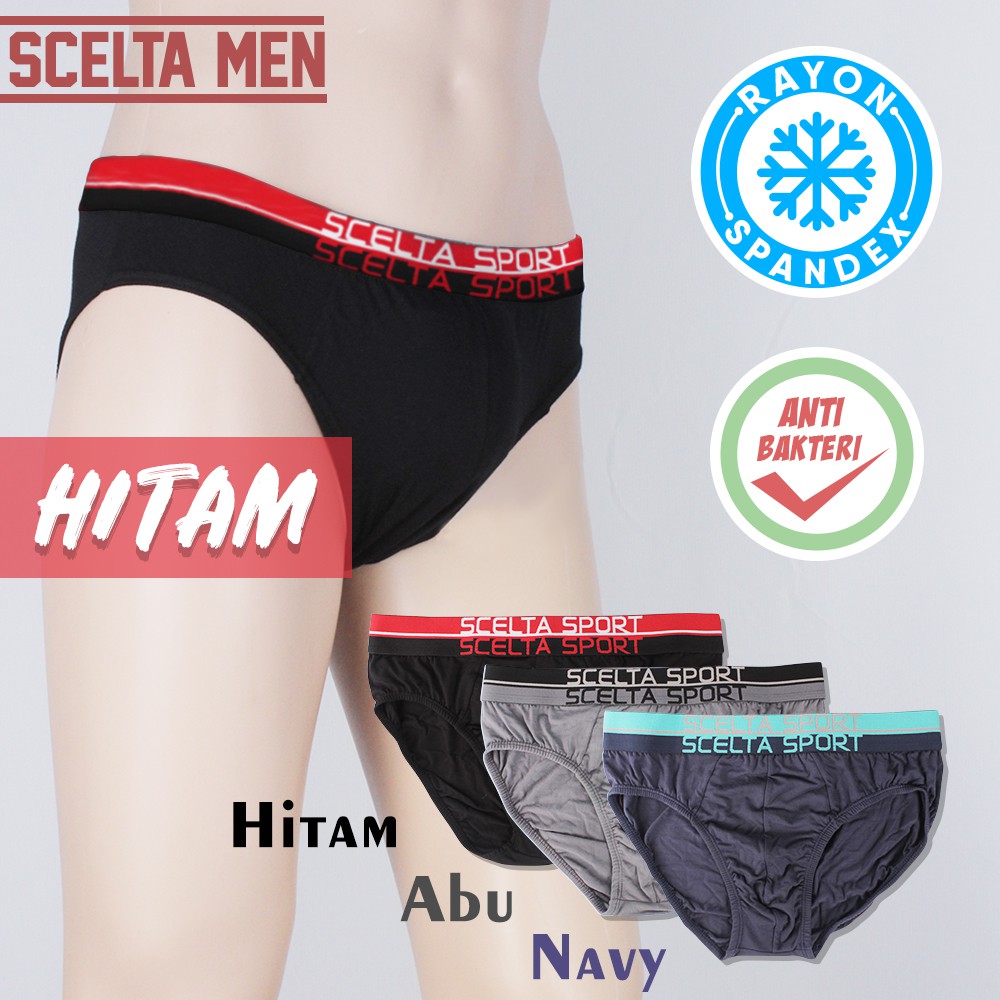  Boxer  Simple Fit Jumbo Biru Celana  Dalam  Pria Cd Pria 