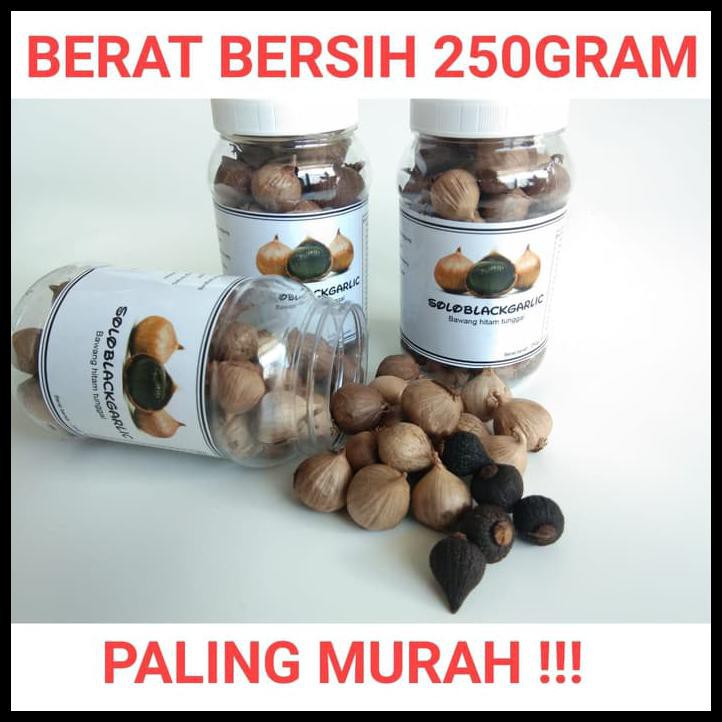 

Black garlic / bawang hitam tunggal (BUKAN KATING) berat 250gram PRODUK TERBATAS