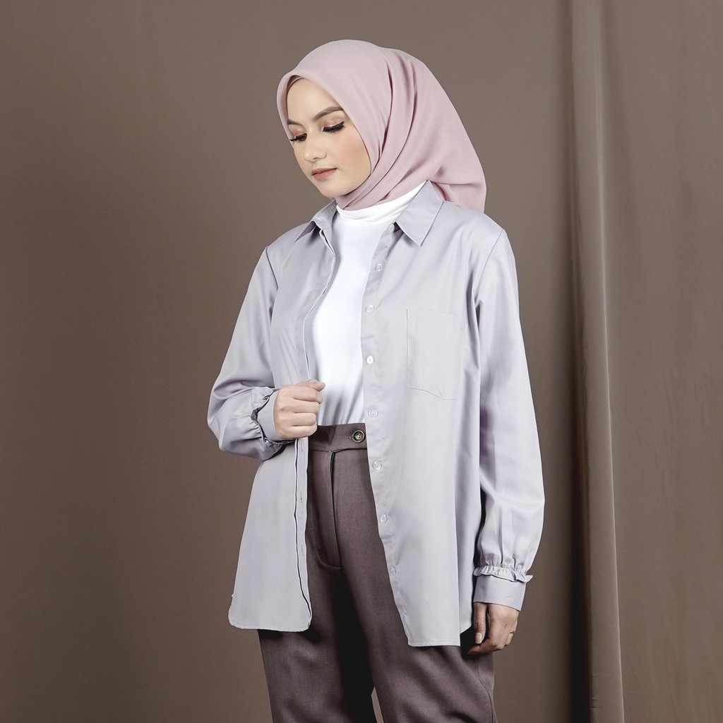 Nobby Seka Shirt Atasan Kemeja Wanita-1