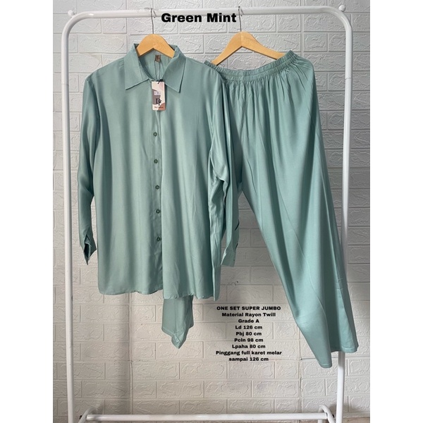 BEST SELLER One Set Super Jumbo Polos LD 120,LD 126,LD 130-Green mint Ld 126
