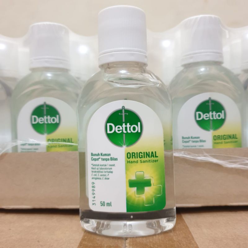 Dettol Hand Sanitizer 50ML [ Tutup Ulir ]