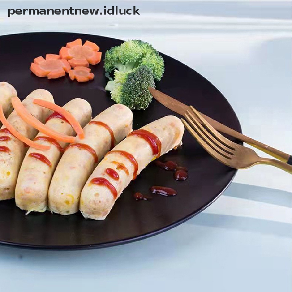 Cetakan Pembuat Sosis Hot Dog Handmade 6 IN 1 Bahan Silikon Untuk Alat Memasak