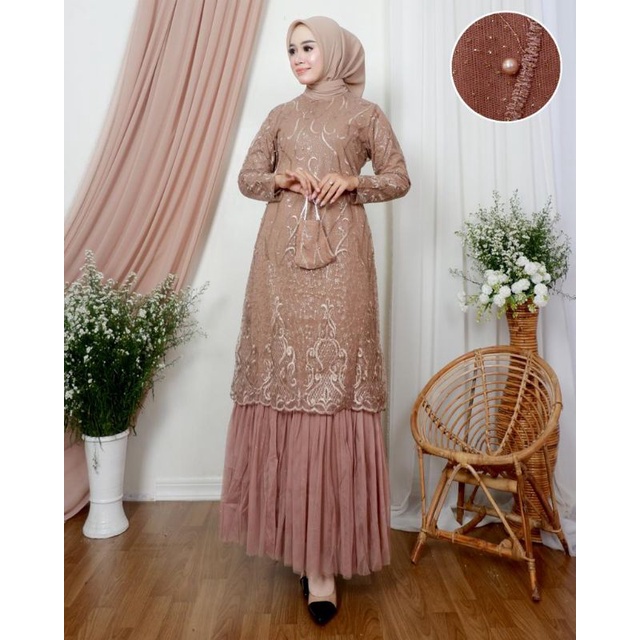 DRESS PESTA MEWAH| GAMIS TUTU TULLE| GAMIS| GAMIS TILE| GAMIS KONDANGAN| GAMIS PESTA|KEBAYA WISUDA| GAMIS TERBARU| GAMIS TULLE MEWAH| GAMIS TILE NJ MODE