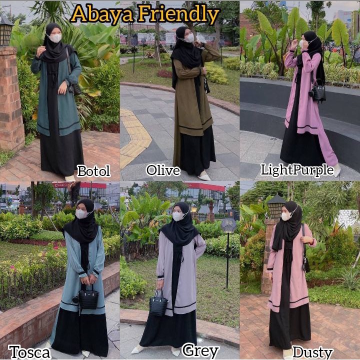 Botol S / Gamis ABAYA FRIENDLY Sekararum Fashion / Reseller sekararum fashion gamis semarang