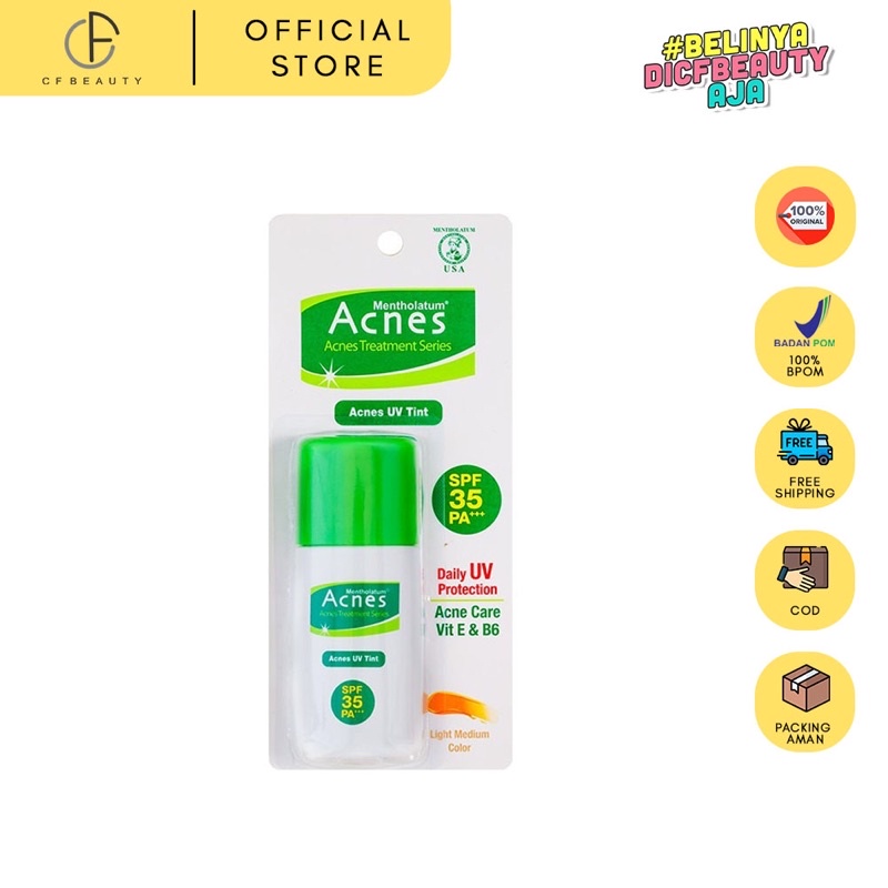 Acnes UV Tint SPF35 PA+++, UV TINT ACNES, acnes uv tint sunscreen