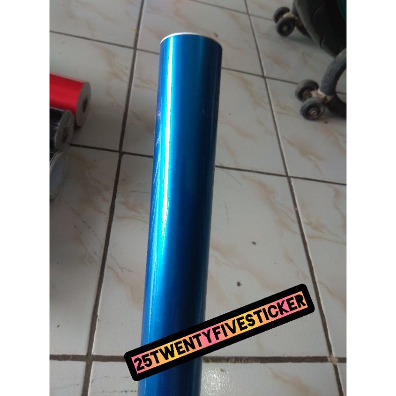 scotlite scotlet skotlet Biru metalic glossy