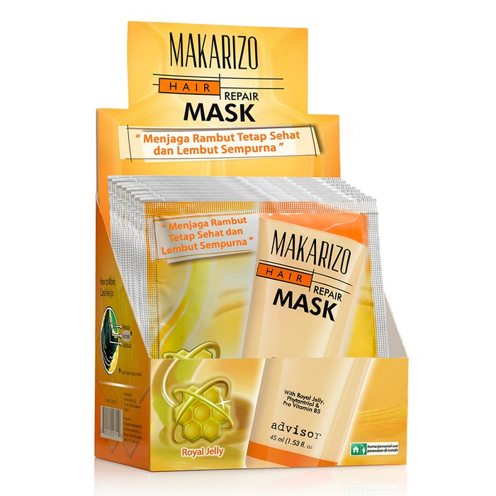 Makarizo Advisor Hair Repair Mask Tube 45ml | Makarizo Advisor Hair Repair Mask Sachet 15ml