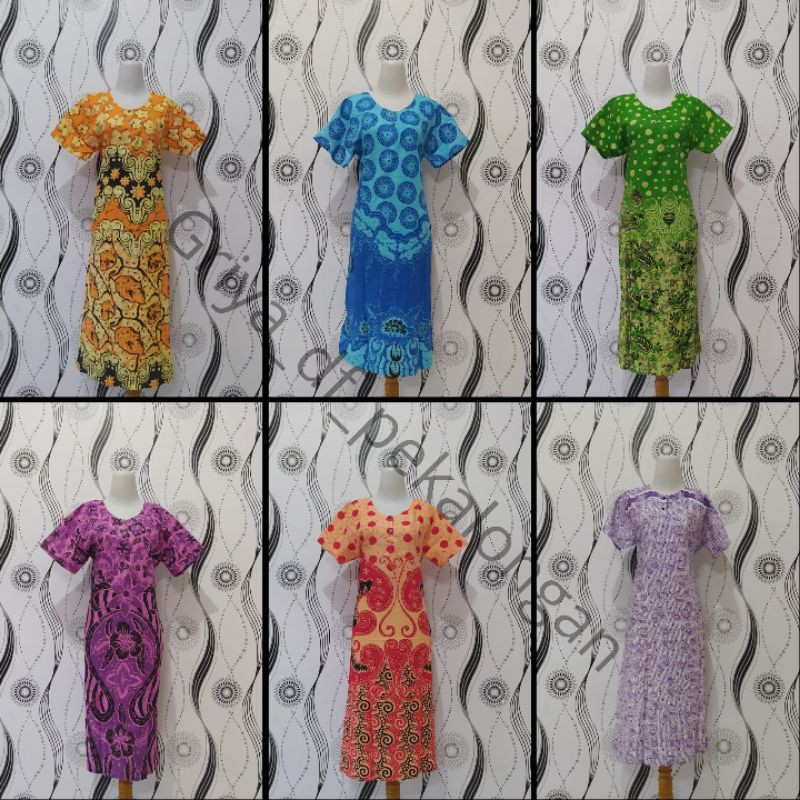 Daster Batik Lengan Pendek pekalongan daster busui daster kekinian daster rayon daster arabian