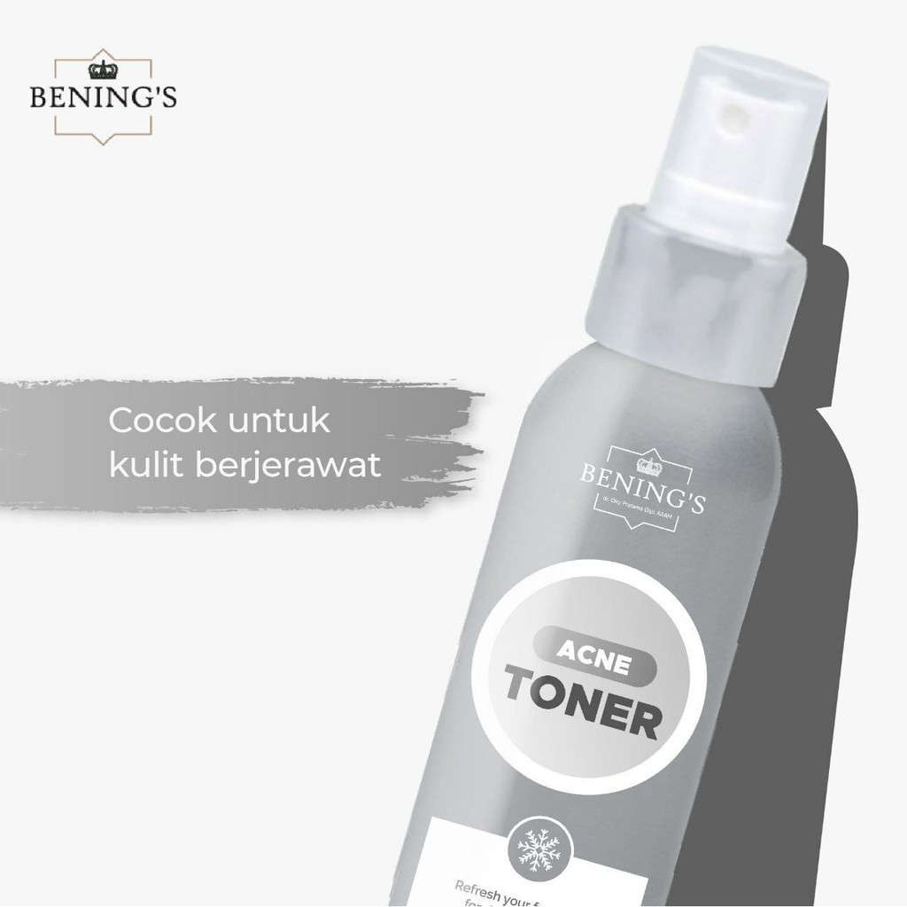 Acne Exclusive Toner Benings Indonesia Skincare by Dokter Oky Ukuran 100 ml