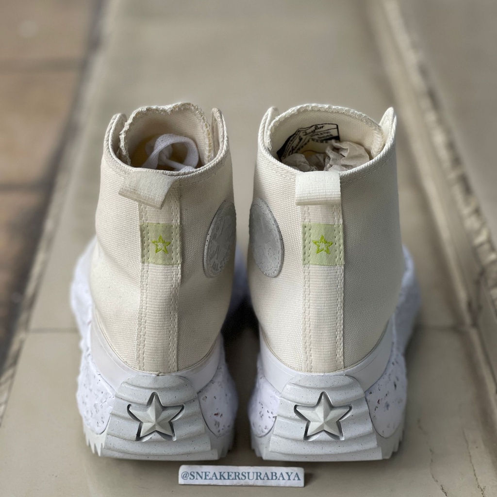 Converse Hybrid Texture Run Star Hike Hi Crater White