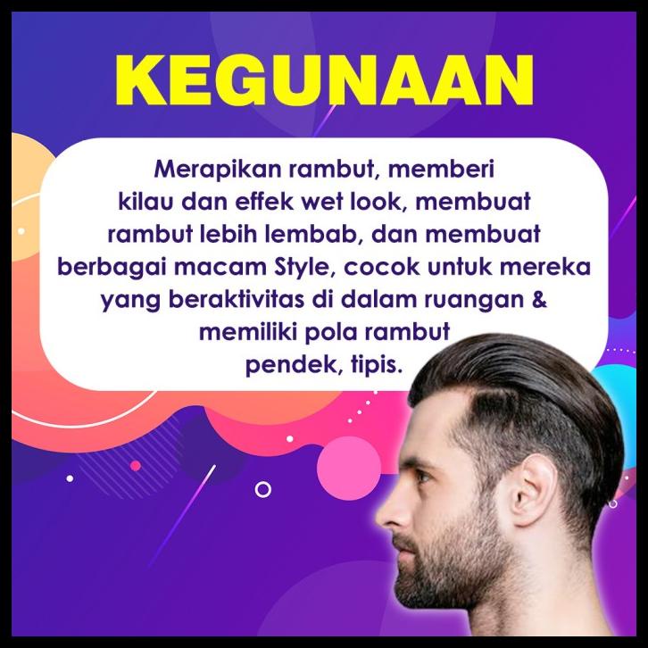 Pomade Water Based Yang Bagus Pomade Vanilla Minyak Rambut Styling Gel