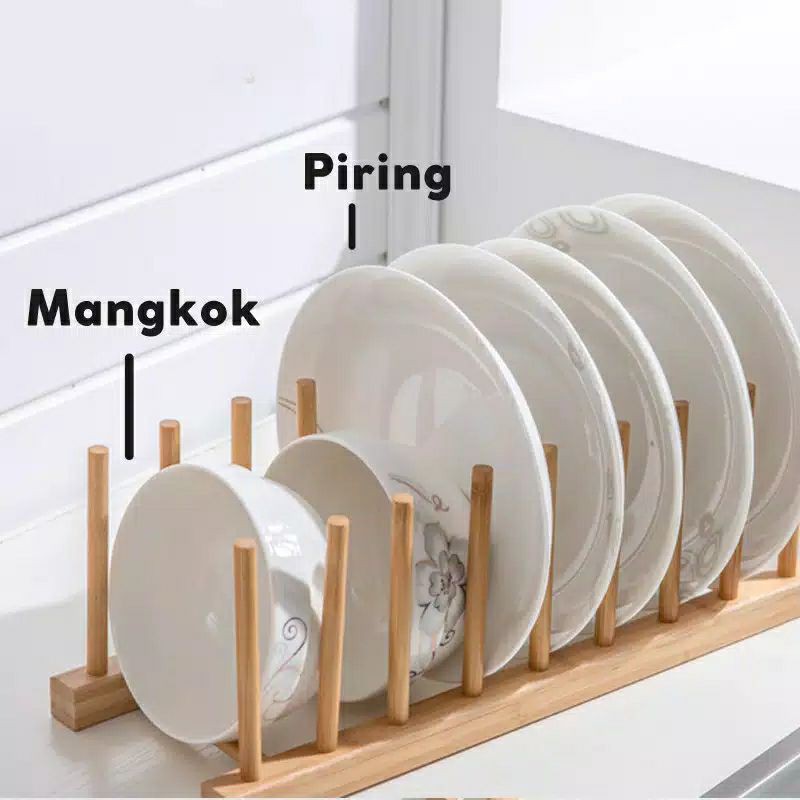Rak Piring Kayu / Rak Gelas Kayu / Rak mangkok kayu / rak minimalis / rak piring minimalis