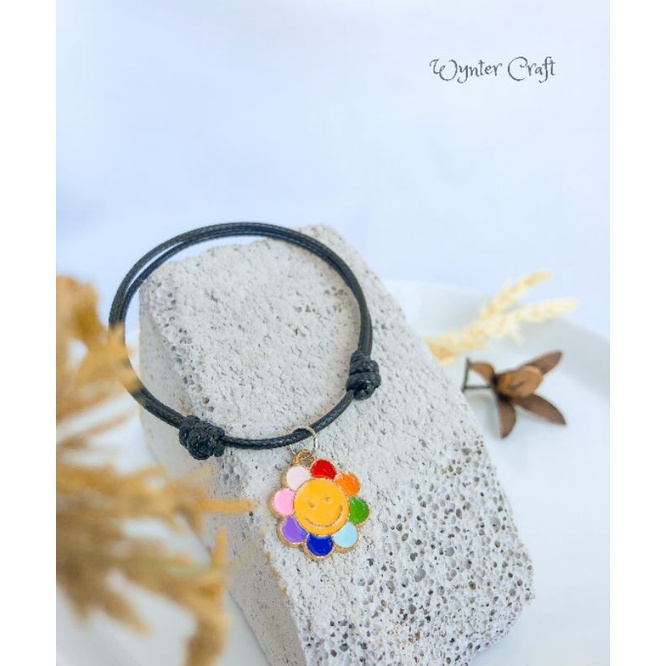 WA137 Gelang Tali Charm Sky / Rainbow / Sun / Clouds by Wynter Craft