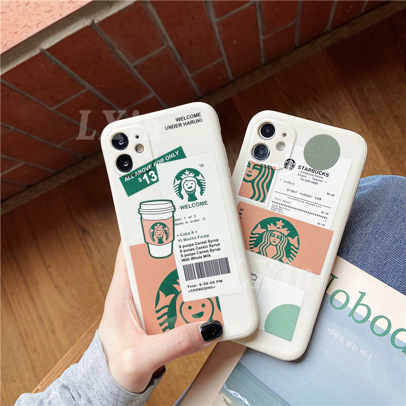 Fashion Casing Realme 8I 8 Pro C12 C15 C11 C3 7i 6i 6 5 5i 5s 6s Narzo 20 Pro Narzo 30A INS Starbucks Soft Tpu Case