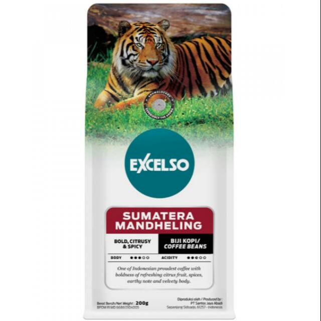 

Excelso Varian Sumatra Mandheling/minuman/biji kopi/Exelso