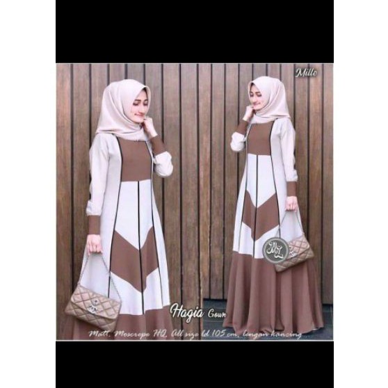 GAMIS MODEL TERBARU HAGIA GAMIS