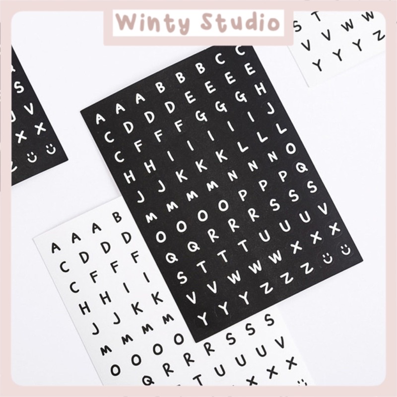 

1Pc Sticker MURAH Alphabet Sticker Tulisan - B0005