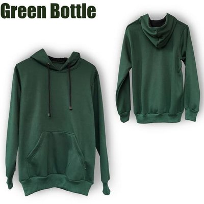 Sweater Hoodie Polos Cowok Cewek Jaket Sweater Polos Pria Wanita L , XXL