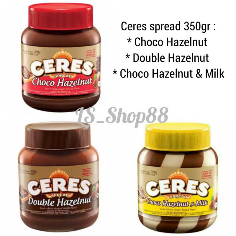 

CERES Spread 350Gr double Hazelnut