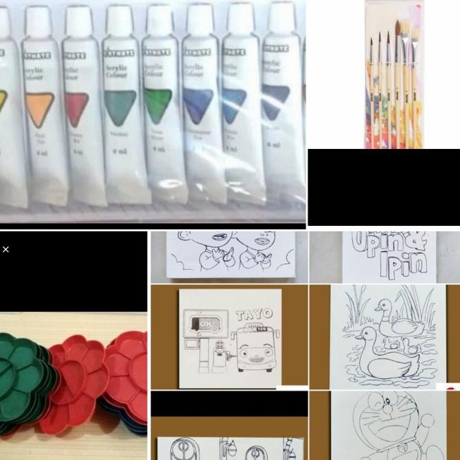 

Paket Kanvas Lukis Sketsa 20x20