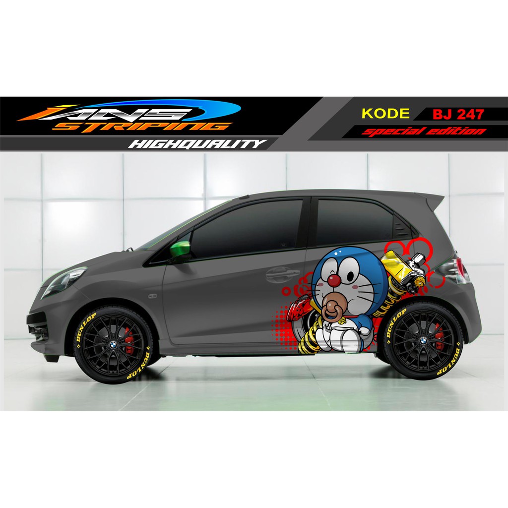 DECAL STIKER HONDA BRIO, JAZZ, CALYA, AGYA, MOBILIO / STICKER MOBIL TERBARU