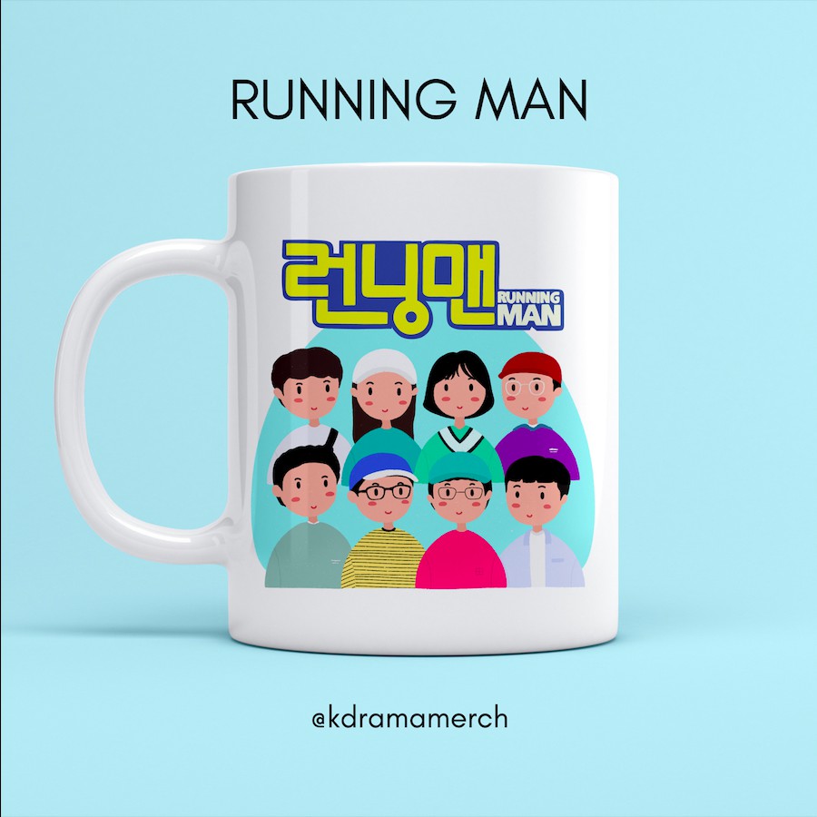 RUNNING MAN MUG DRAMA KOREA / GELAS / DRAMA KOREA FANKIT / DRAKOR / MUG KERAMIK / KDRAMA