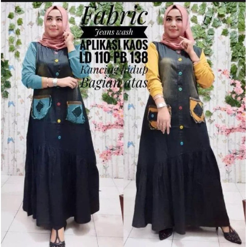 GAMIS JEANS KOMBI GAMIS LEVIS TERBARU  GAMIS JEANS