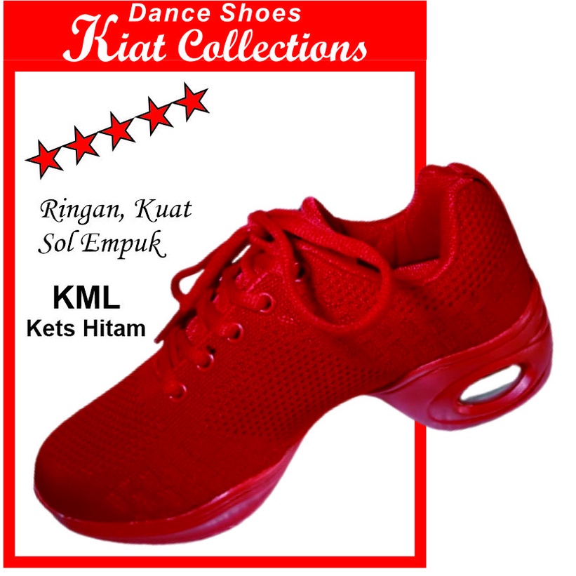 SEPATU WANITA KETS KML SNEAKERS LINE DANCE TARI MENARI  DANSA JOGING OR  LARI  SENAM  SHUFFLE DANCE (KHL, KML, KPL)