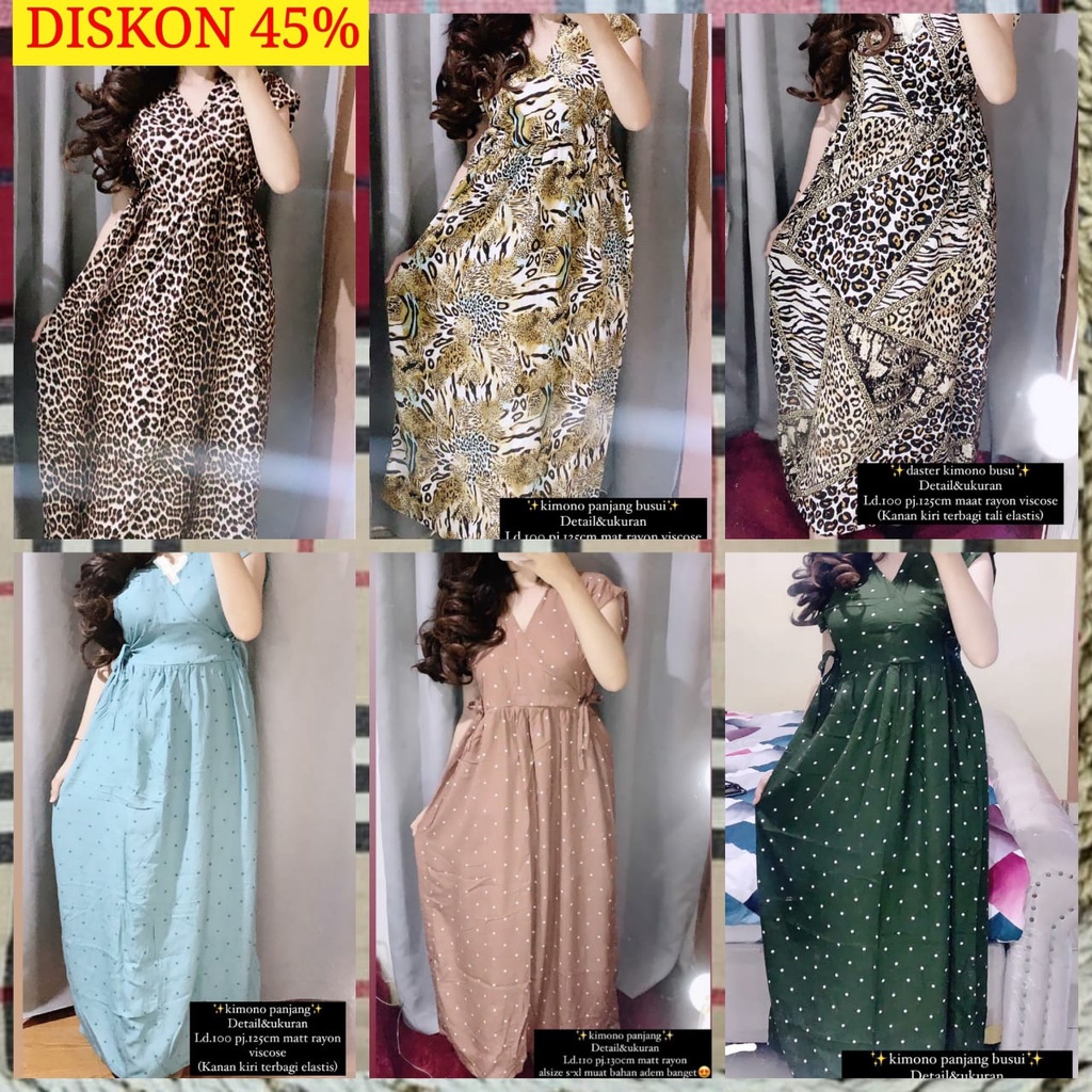 Daster Serut Kekinian Casandra Bali Bahan Rayon Wanita Dewasa & Remaja Terbaru Baju Tidur Daster Kek