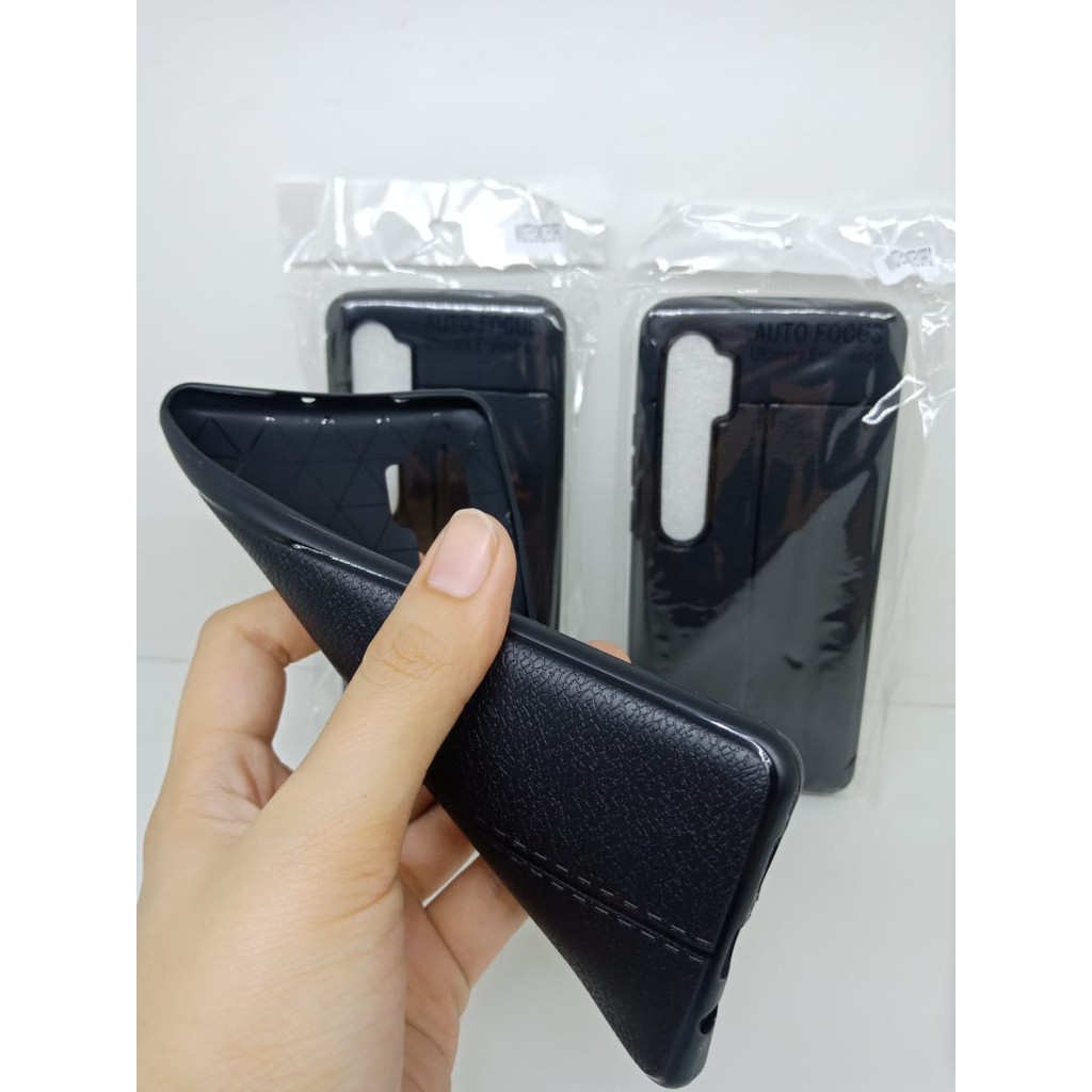 Auto Fokus Xiaomi Mi Note 10 Pro 6.47&quot; Leather Soft Case XIOMI MI NOTE 10 AUTOFOCUS Motif KulitJeruk