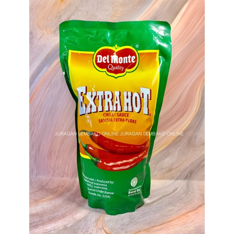 del monte CHILI sauce extra hot 1kg/ chili sauce delmonte / saus sambal murah