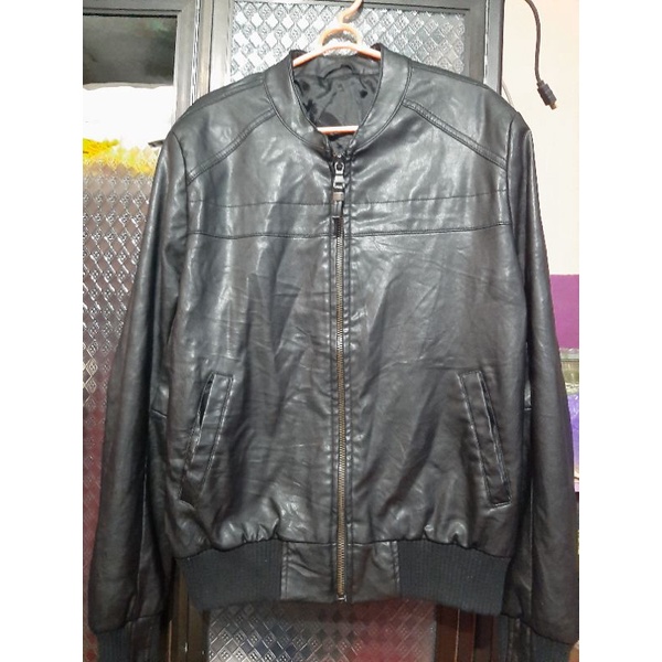 jaket second brand Zara Man semi kulit