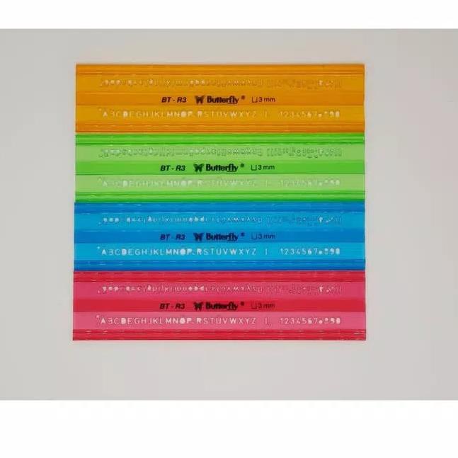 

LJB Butterfly Penggaris BT-R3 / MAL HURUF 3MM ewfe442