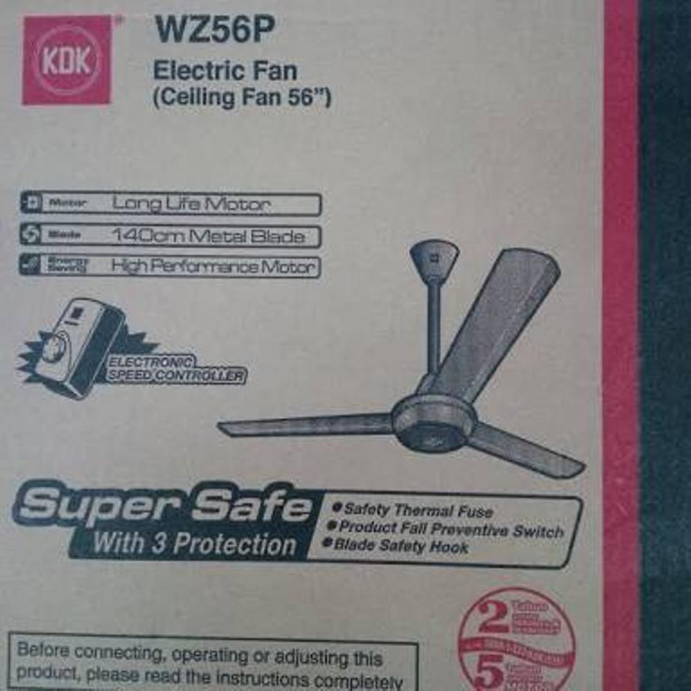 Kdk Wz56p Ceiling Fan 56 Inch 5 Speed Wz 56p Wz56 Shopee Indonesia