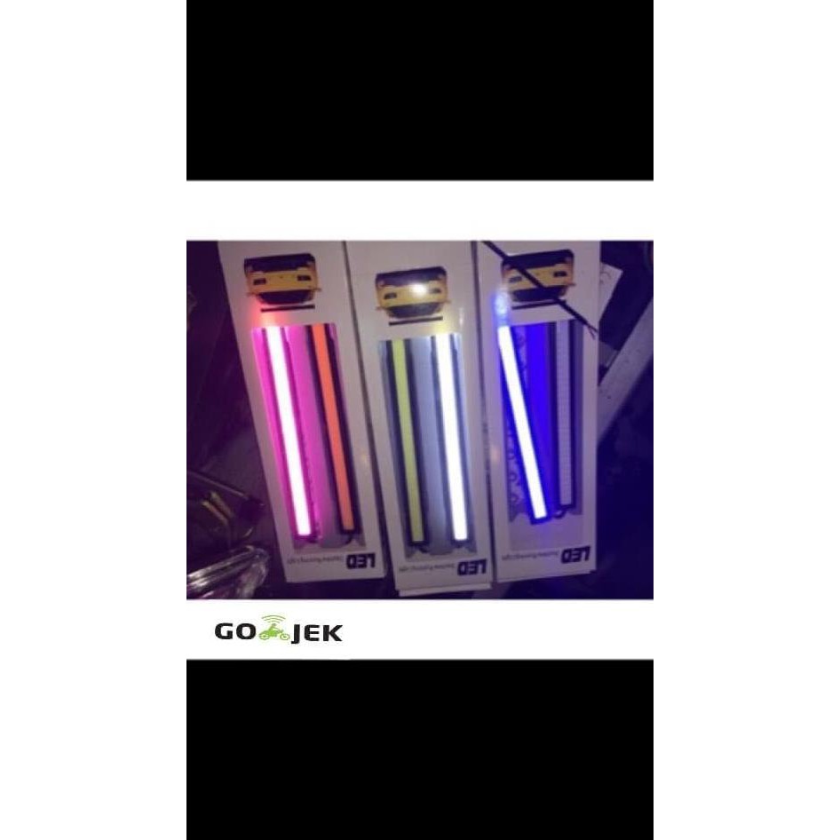 Laris Lampu Led Drl 17 cm MERAH PERBATANG BARANG BAGUS