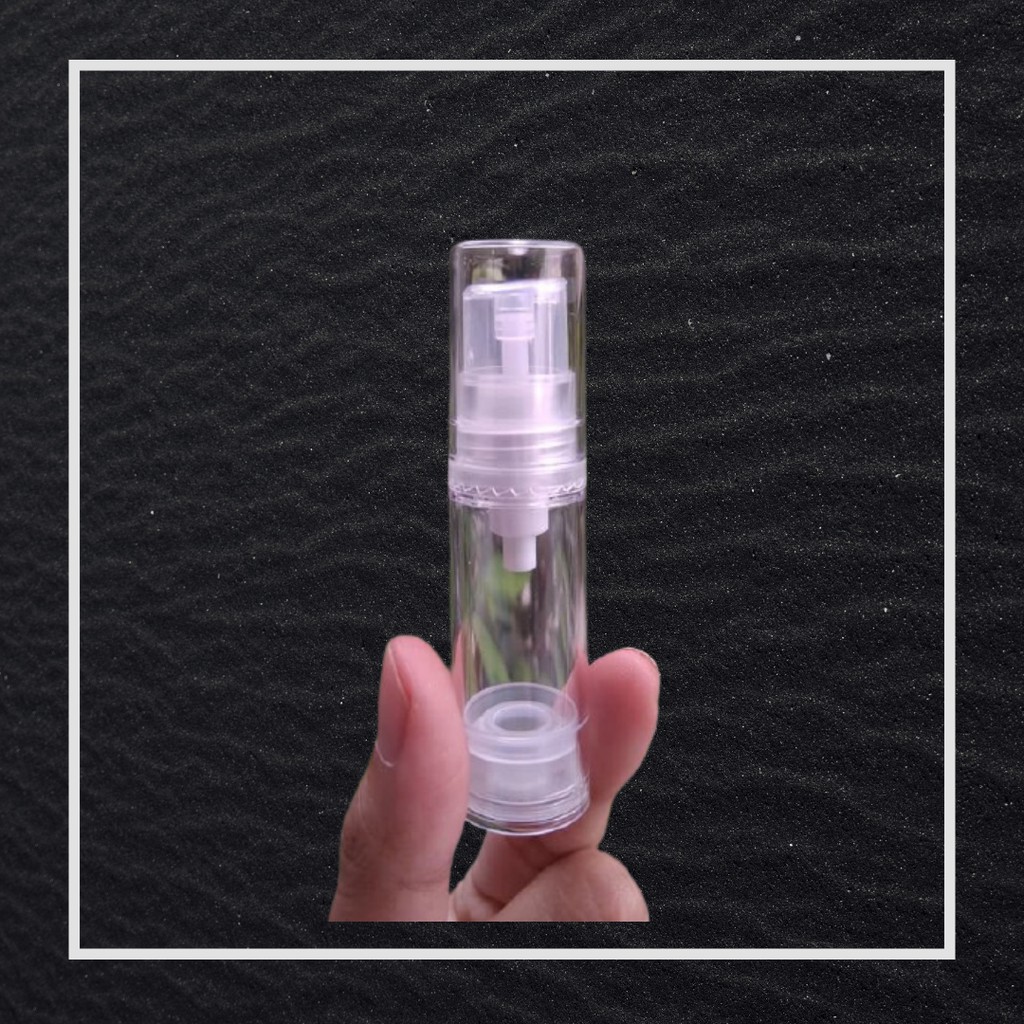 Botol Airless 5 ml/Botol Serum 5ml Bening/Botol Kosmetik 5ml/Clear