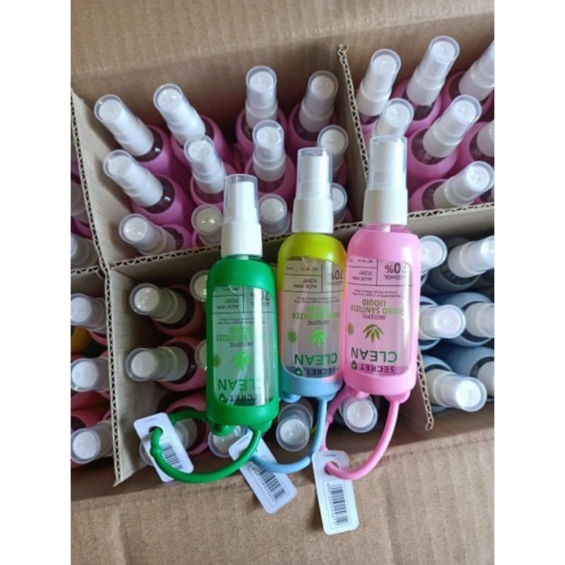 HAND SANITIZER SPRAY & GEL SECRET CLEAN GANTUNG